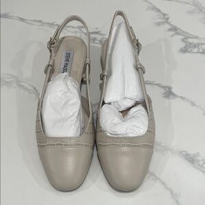 Steve Madden Women's Taupe Slingback Flats